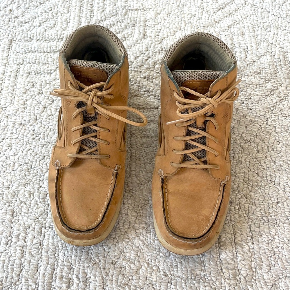 Women’s Beige Sperry Boots